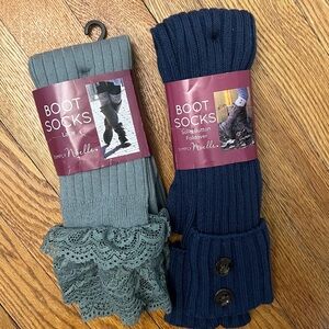Tall Boot Socks, 2 pairs, Fashion Socks